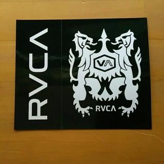 ルーカ(RVCA)の人気サーフ&スケートアパレル RVCA (ルーカ) 黒/白ステッカー ２種類(サーフィン)