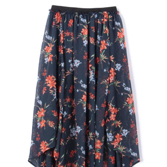PAGEBOY(ページボーイ)の花柄スリットロングスカート レディースのスカート(ロングスカート)の商品写真
