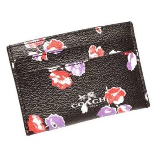 コーチ(COACH)の【サクラ2号様用】COACH 新作売り切れ花柄パスケース 定期(名刺入れ/定期入れ)