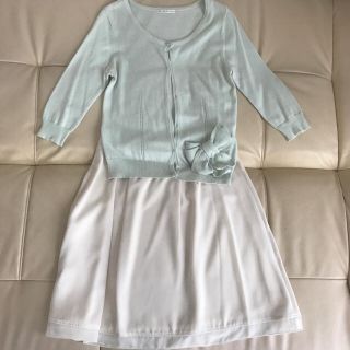 ウィルセレクション(WILLSELECTION)のWILLSELECTION❤︎リボン カーディガン(カーディガン)