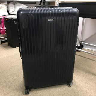 リモワ(RIMOWA)の中古ワレ有りリモワサルサエアーネイビー98L送料無料(スーツケース/キャリーバッグ)