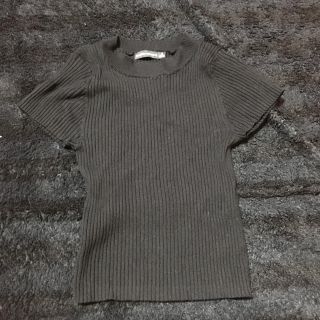 ベルシュカ(Bershka)の黒 トップス(カットソー(半袖/袖なし))