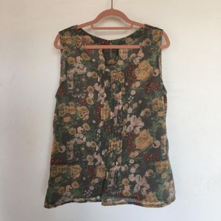 メゾンドプラージュ(maison de plage)の【美品】メゾンドプラージュ♡インド綿トップス(シャツ/ブラウス(半袖/袖なし))