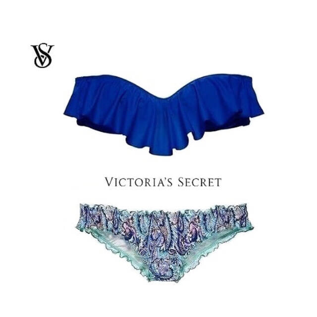 新品(S/S他)victoria's secretフラウンスバンドゥビキニsetVictoria