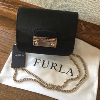 フルラ(Furla)の新品 セール フルラ チェーン ショルダーバッグ☆ ブラック(ショルダーバッグ)