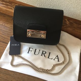 フルラ(Furla)の新品 セール フルラ チェーン ショルダーバッグ☆ ブラック(ショルダーバッグ)