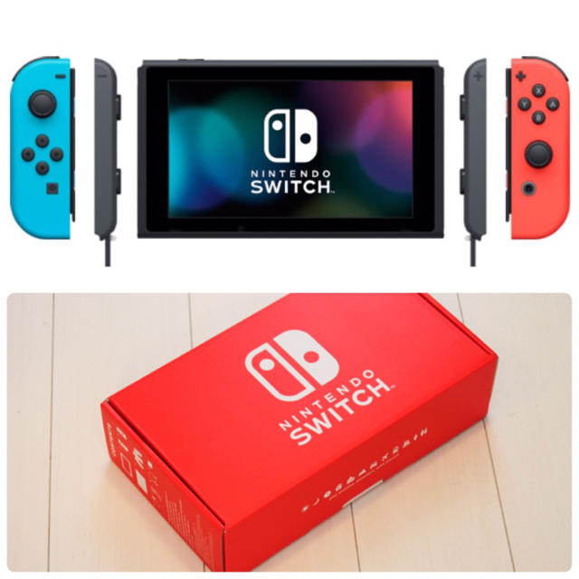 任天堂 - 【新品未開封】送料込！ニンテンドー スイッチ 任天堂 本体 ネオン