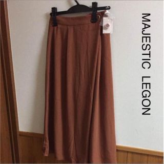 マジェスティックレゴン(MAJESTIC LEGON)の新品 MAJESTIC  LEGON ラップ風スカーチョ (キュロット)