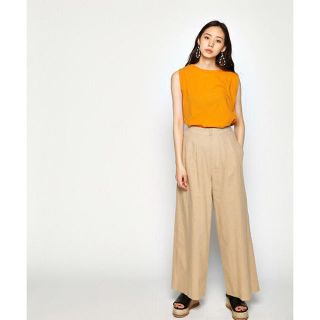 マウジー(moussy)のmoussy マウジー リネン ワイドパンツ リネンパンツ (カジュアルパンツ)