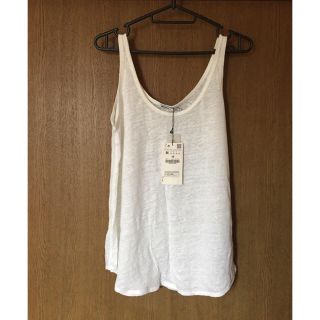 ザラ(ZARA)の【新品・未使用】タグ付き タンクトップ(タンクトップ)