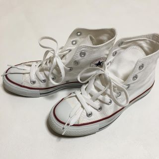 コンバース(CONVERSE)のうー様専用☆コンバースハイカット☆白(スニーカー)