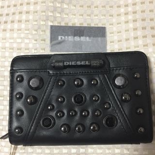 ディーゼル(DIESEL)のDIESEL 財布 レザー スタッズ(折り財布)