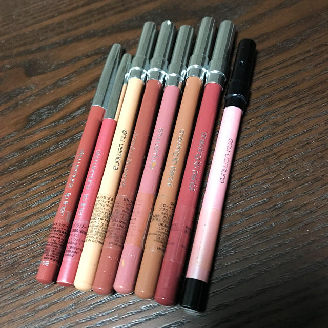 shu uemura(シュウウエムラ)のシュウウエムラ♡8本セット‼️激お得☆リップライナー、涙袋ライナーまとめ売り♡ コスメ/美容のベースメイク/化粧品(リップライナー)の商品写真