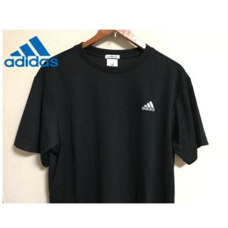 アディダス(adidas)の【早い物勝ち】アディダス Tシャツ カラー ブラック サイズ L 送料無料(Tシャツ/カットソー(半袖/袖なし))