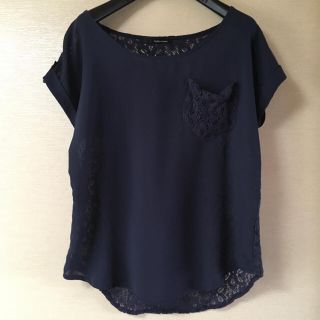 ミスティウーマン(mysty woman)の美品♡mysty womam レースブラウス(シャツ/ブラウス(半袖/袖なし))