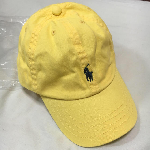 POLO RALPH LAUREN(ポロラルフローレン)のラルフ 黄色 キャップ  キッズ/ベビー/マタニティのこども用ファッション小物(帽子)の商品写真