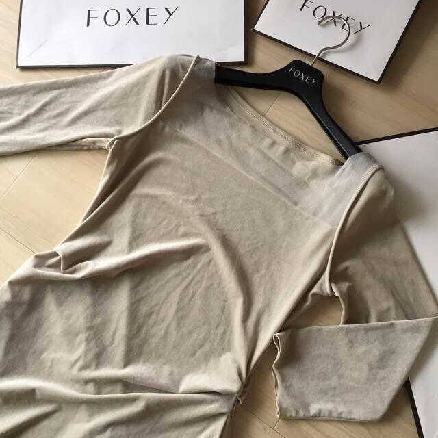 FOXEY(フォクシー)の♡美品♡フォクシー リラクシングドレス レディースのワンピース(ひざ丈ワンピース)の商品写真