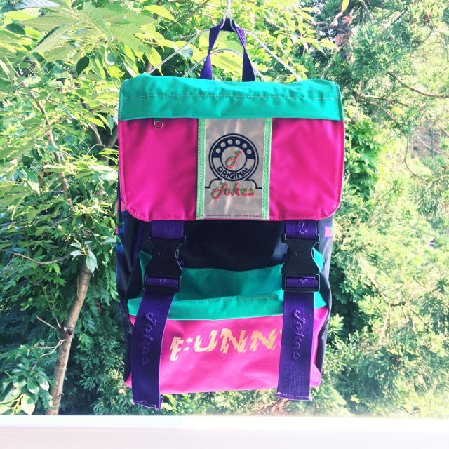 80's colorful backpack