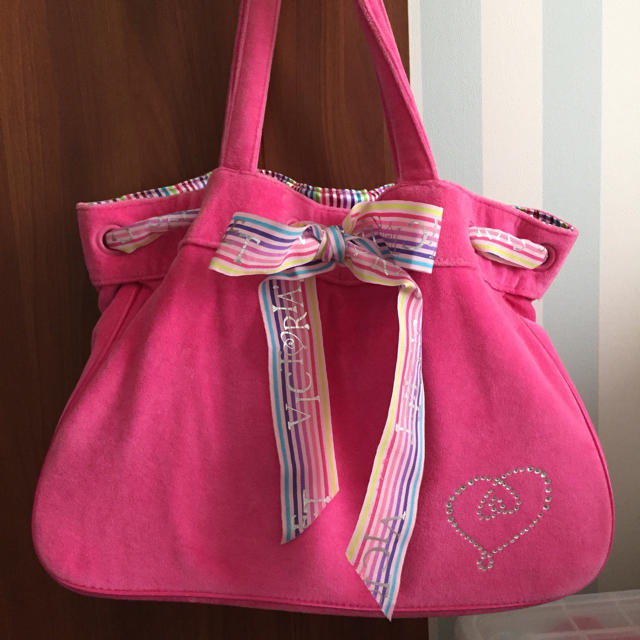 Victoria's Secret(ヴィクトリアズシークレット)のヴィクトリアシークレット ベロア素材 バッグ レディースのバッグ(トートバッグ)の商品写真
