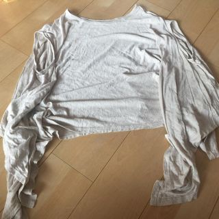 ネストローブ(nest Robe)のネストローヴ 変形リネントップス(カットソー(半袖/袖なし))