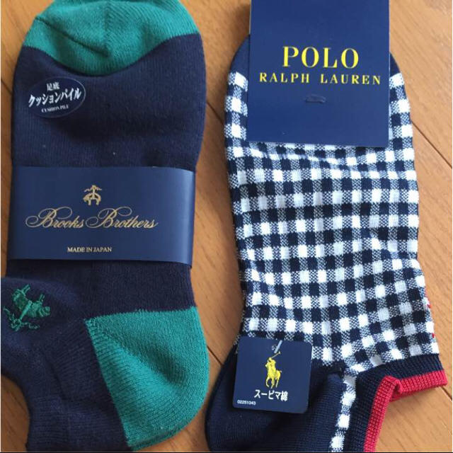 POLO RALPH LAUREN(ポロラルフローレン)の新品☆POLO RALPH LAUREN 靴下 2セット メンズのレッグウェア(ソックス)の商品写真