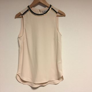 エイチアンドエム(H&M)のH&M 綺麗めノースリーブ(カットソー(半袖/袖なし))