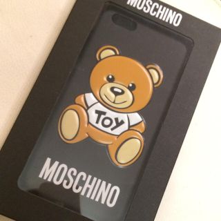 モスキーノ(MOSCHINO)の新品★iPhone6plus★モスキーノ★テディベアプリントケース(iPhoneケース)