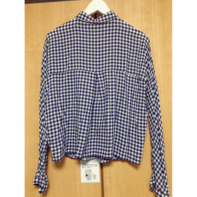 ZARA(ザラ)のZARA ♡ギンガムチェックシャツ レディースのトップス(シャツ/ブラウス(長袖/七分))の商品写真