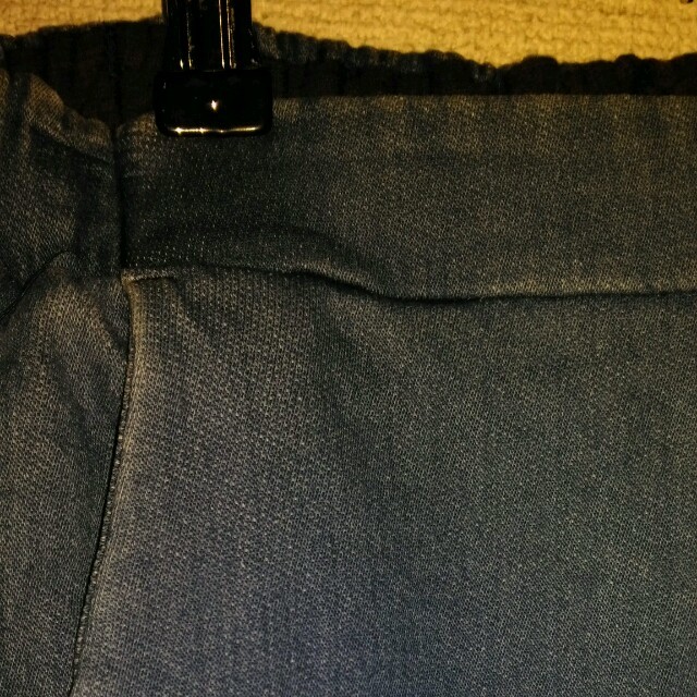 デニム風スカート レディースのスカート(ひざ丈スカート)の商品写真