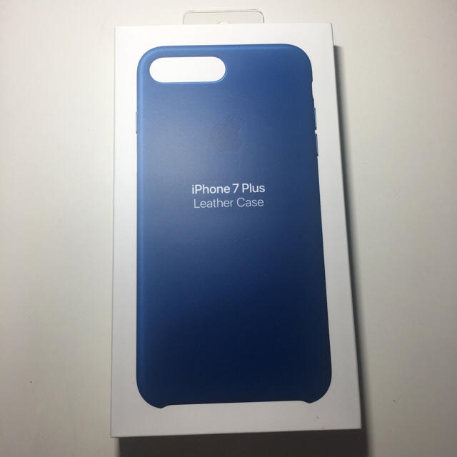 Apple(アップル)のiPhone7 Plus Apple純正レザーケース スマホ/家電/カメラのスマホアクセサリー(iPhoneケース)の商品写真