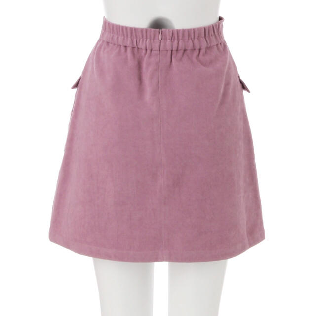 MURUA(ムルーア)のフロントポケット台形スカート レディースのスカート(ミニスカート)の商品写真