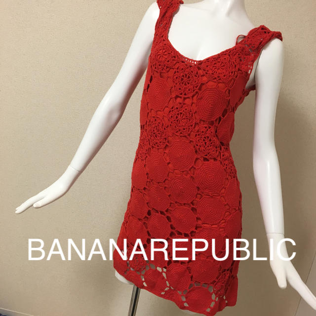 Banana Republic(バナナリパブリック)のバナナリパブリック クロッシェワンピ レディースのワンピース(ひざ丈ワンピース)の商品写真