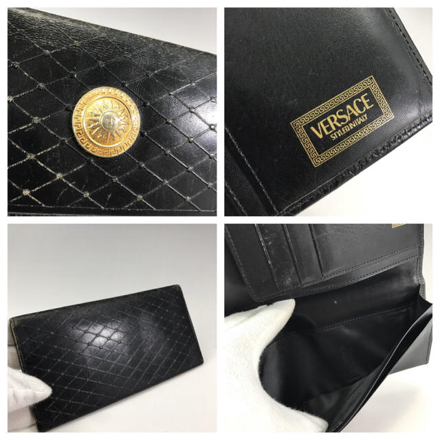 Gianni Versace - 正規品 ヴェルサーチ レザー メデューサ 長財布 A6①の通販 by GREEN｜ジャンニヴェルサーチならラクマ