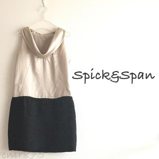 スピックアンドスパン(Spick & Span)のお値下げ☆【スピックアンドスパン】パーティードレス,ワンピース,ノースリーブ(ひざ丈ワンピース)