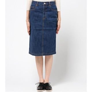 ドットアンドストライプスチャイルドウーマン(Dot&Stripes CHILDWOMAN)のDot＆Stripes　CHILDWOMAN チャイルドウーマン デニムスカート(ひざ丈スカート)