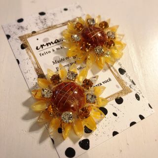 🌻ヒマワリピアス★イヤリング🌻(ピアス)