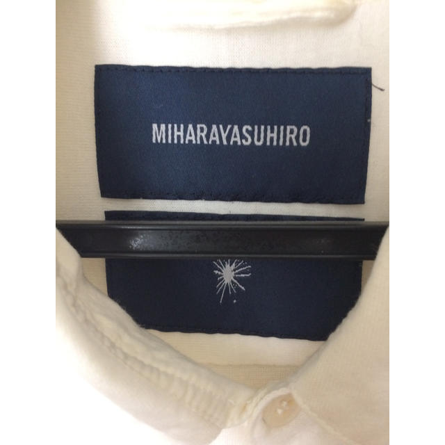 MIHARAYASUHIRO(ミハラヤスヒロ)のミハラヤスヒロ ボーダーポロシャツ メンズのトップス(Tシャツ/カットソー(半袖/袖なし))の商品写真
