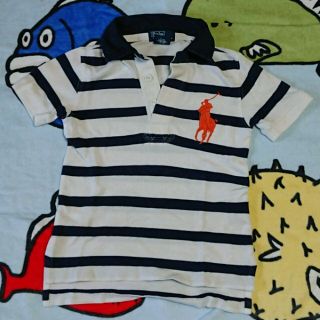 ポロラルフローレン(POLO RALPH LAUREN)のRALPH LAUREN☆海外購入☆size→3T☆ﾎﾞｰﾀﾞｰﾎﾟﾛｼｬﾂ(Tシャツ/カットソー)