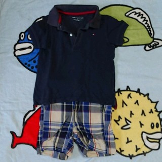 トミーヒルフィガー(TOMMY HILFIGER)のTOMMY HILFIGER☆KIDS☆海外購入☆ﾎﾟﾛ☆Tｼｬﾂ2点(Tシャツ/カットソー)