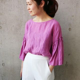 イエナ(IENA)のKKK様 専用 新品 17SS イエナ ラミーフリル スリーブ ブラウス(シャツ/ブラウス(長袖/七分))