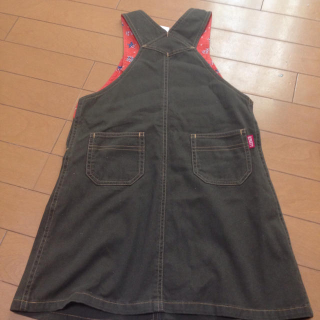 女児 ワンピース ジャンパースカート 120 新品 キッズ/ベビー/マタニティのキッズ服女の子用(90cm~)(ワンピース)の商品写真