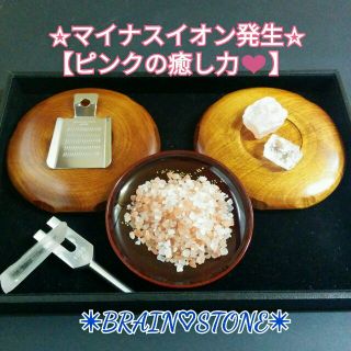 ★岩塩おろし金セット★ヒマラヤ産高級食用✴ピンクソルト◇追加プレゼント付♥(調理道具/製菓道具)