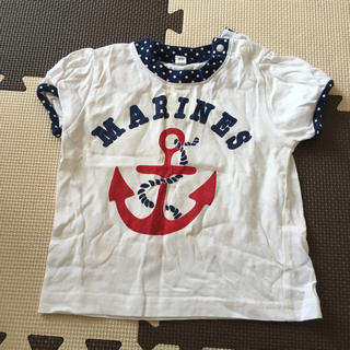 ニシマツヤ(西松屋)のマリンTシャツ80イカリマーク(Ｔシャツ)