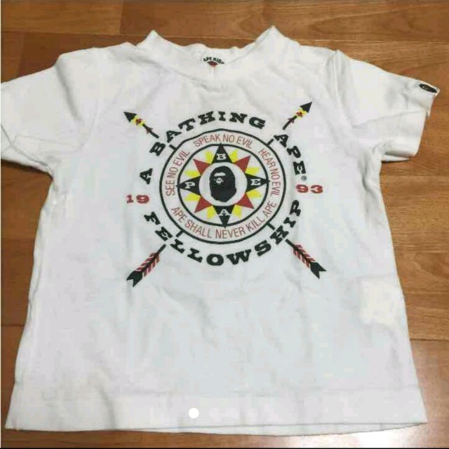 A BATHING APE(アベイシングエイプ)のBAPE KIDS★Tシャツ90サイズ キッズ/ベビー/マタニティのキッズ服男の子用(90cm~)(Tシャツ/カットソー)の商品写真