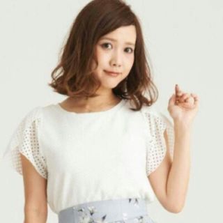 マジェスティックレゴン(MAJESTIC LEGON)の田中里奈ちゃんTシャツ ベージュ(Tシャツ(半袖/袖なし))