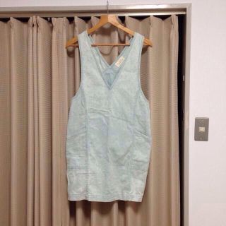 ダブルクローゼット(w closet)のパステルジャンスカ(ひざ丈ワンピース)