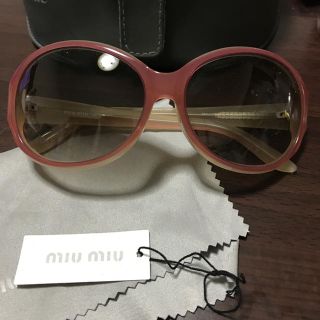 ミュウミュウ(miumiu)のmiumiu♡サングラス♡ピンク〜ブラウン(サングラス/メガネ)