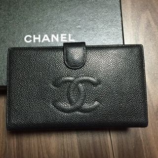 シャネル(CHANEL)の大幅値下げ★美品★CHANEL キャビアスキン 長財布(財布)