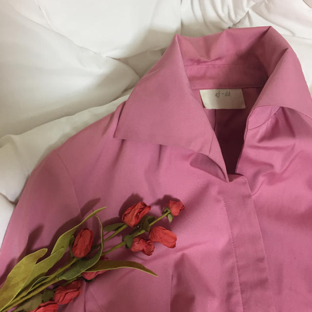 ef-de(エフデ)のdusty pink shirt . レディースのトップス(シャツ/ブラウス(長袖/七分))の商品写真