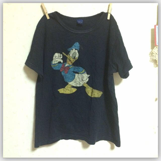 ディズニー(Disney)の古着ドナルドTシャツ(Tシャツ(半袖/袖なし))